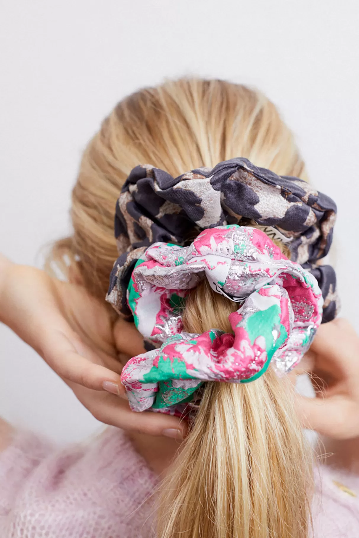 GANNI Haar-Accessoires<3D-Jacquard-Scrunchie Sugar Plum