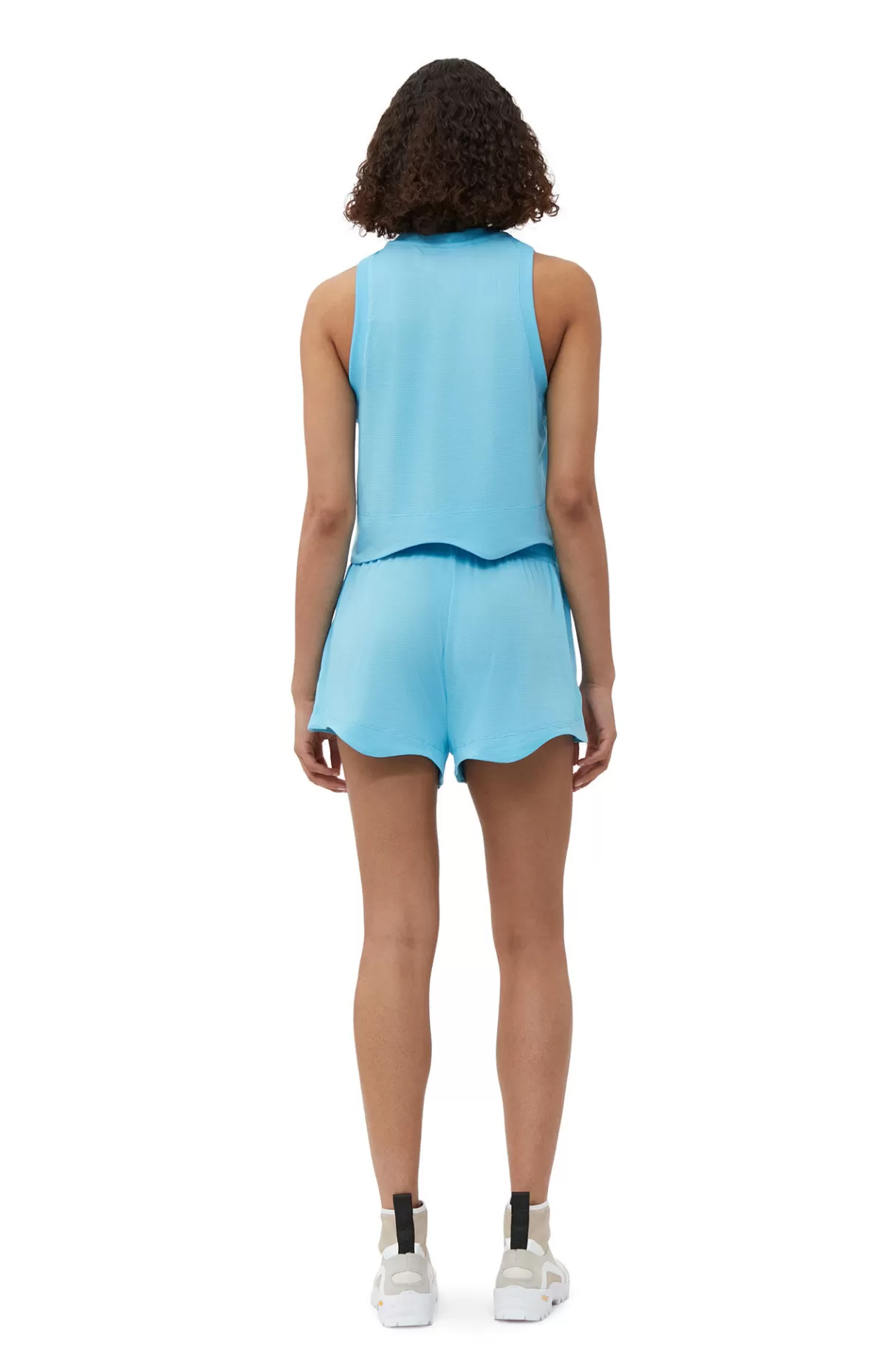 GANNI Shorts<Active-Netz-Shorts Ethereal Blue