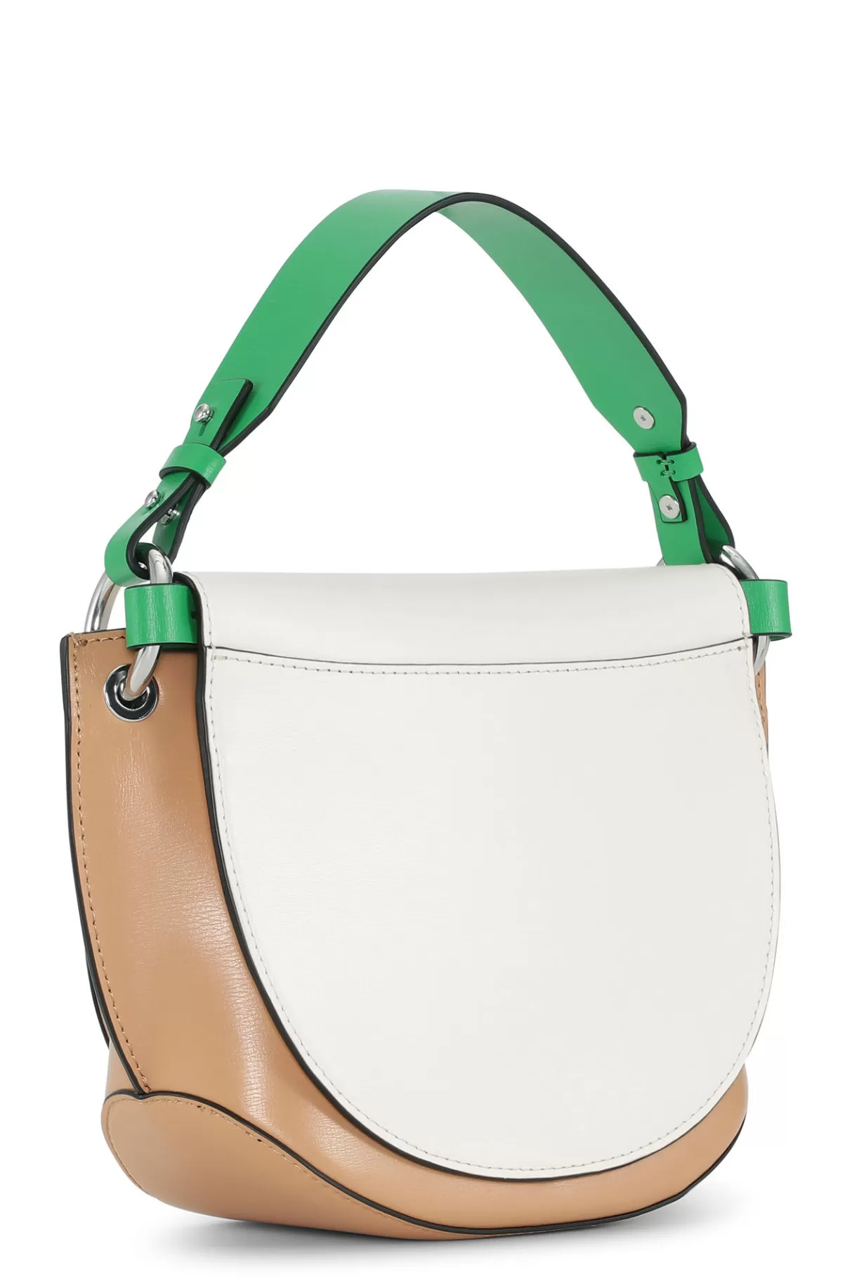 GANNI Handtasche<Banner-Satteltasche Mit Colorblock Egret