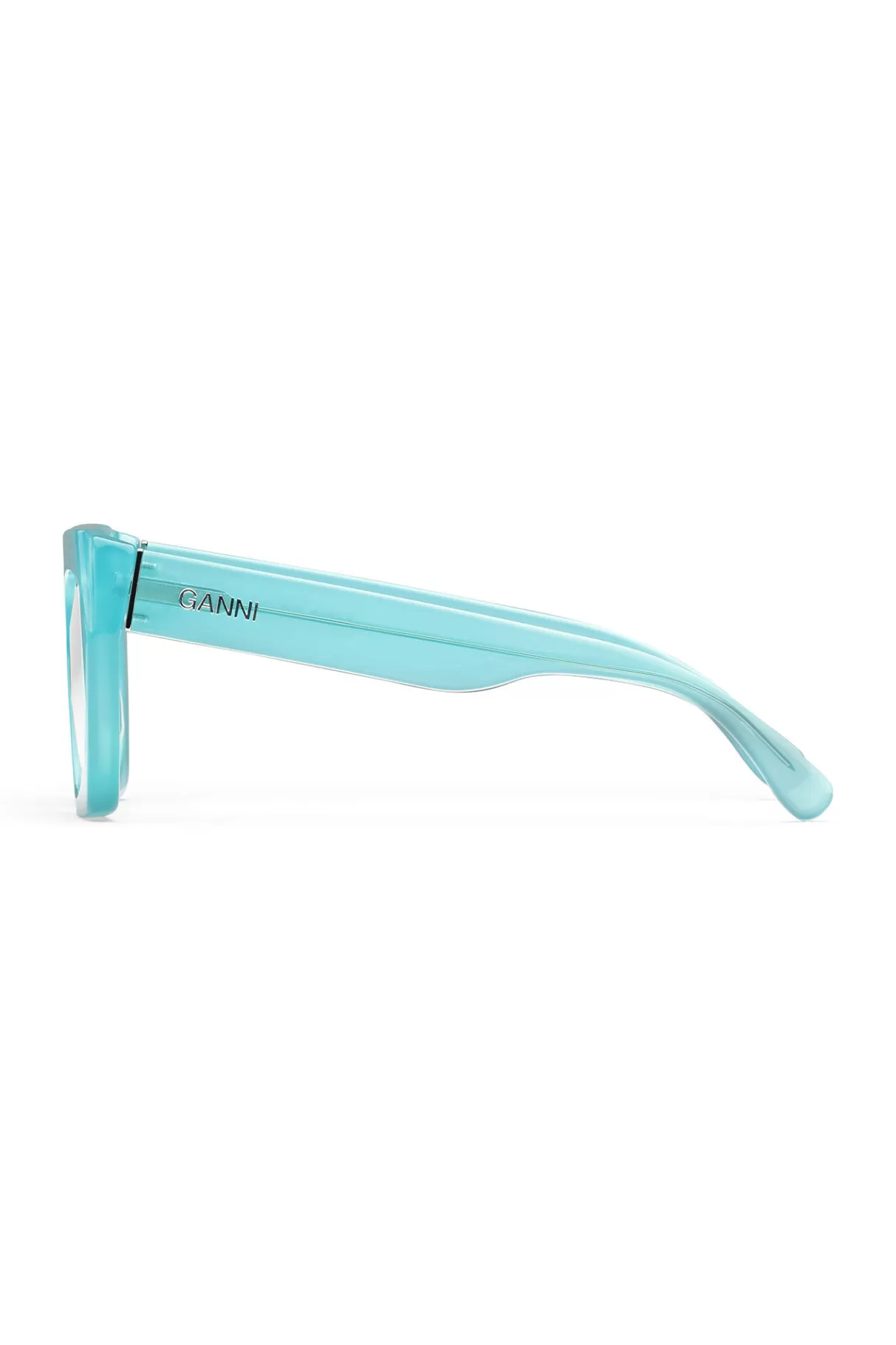 GANNI Sonnenbrillen<Blaue Uberdimensionale Sonnenbrille Winter Sky