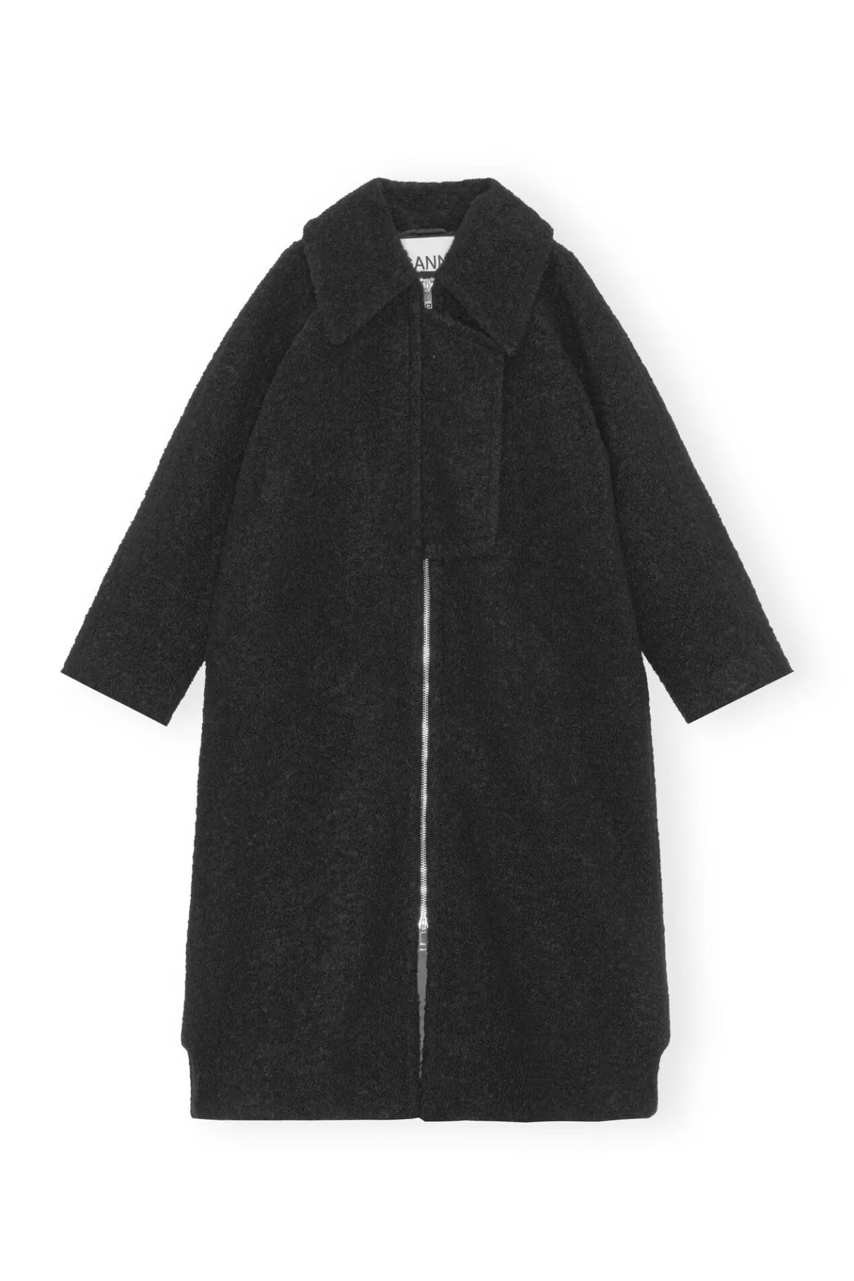 GANNI Mäntel & Jacken<Boucle Wool Coat Black