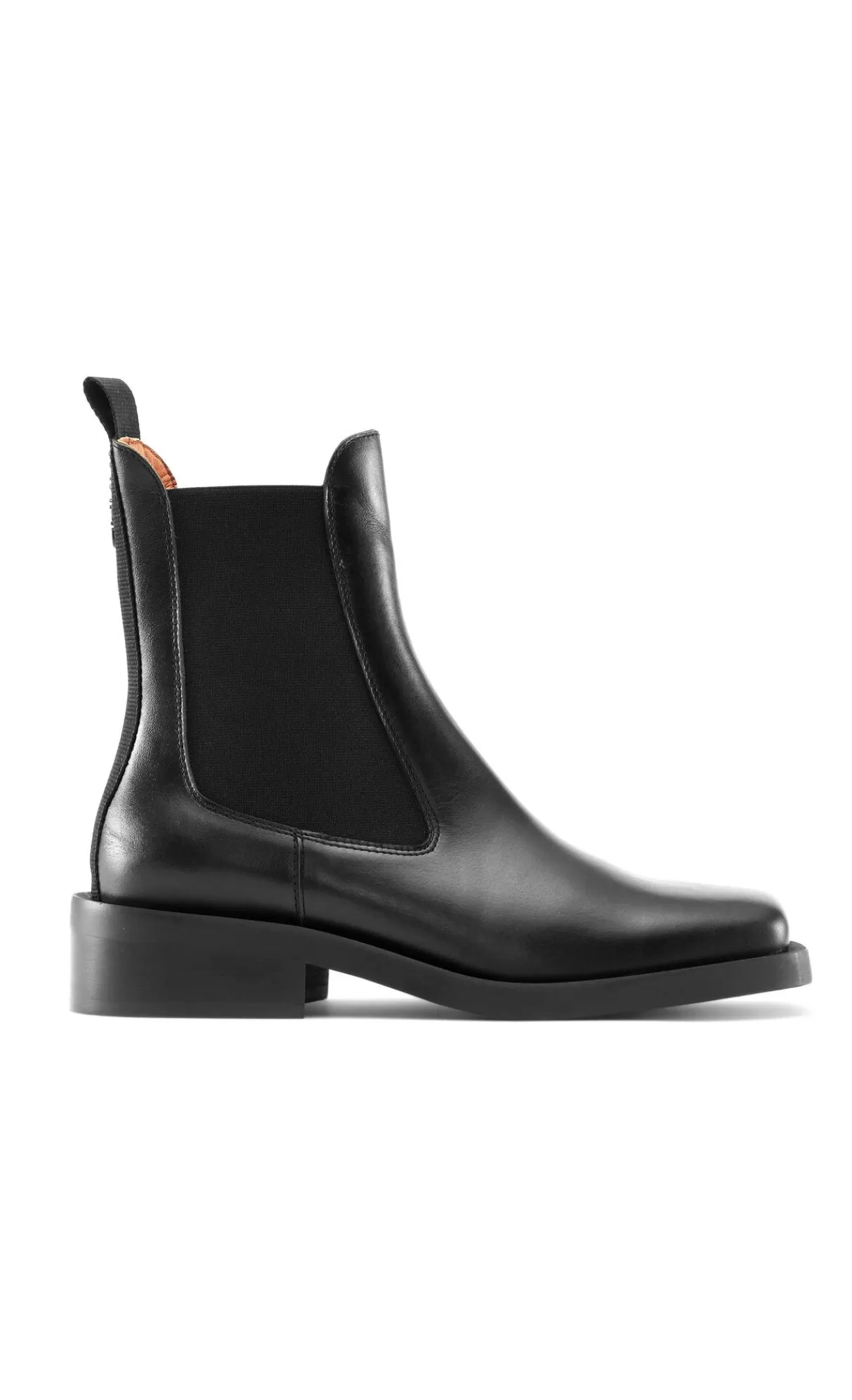 GANNI Stiefel<Chelsea Boots Mit Quadratischer Spitze Black