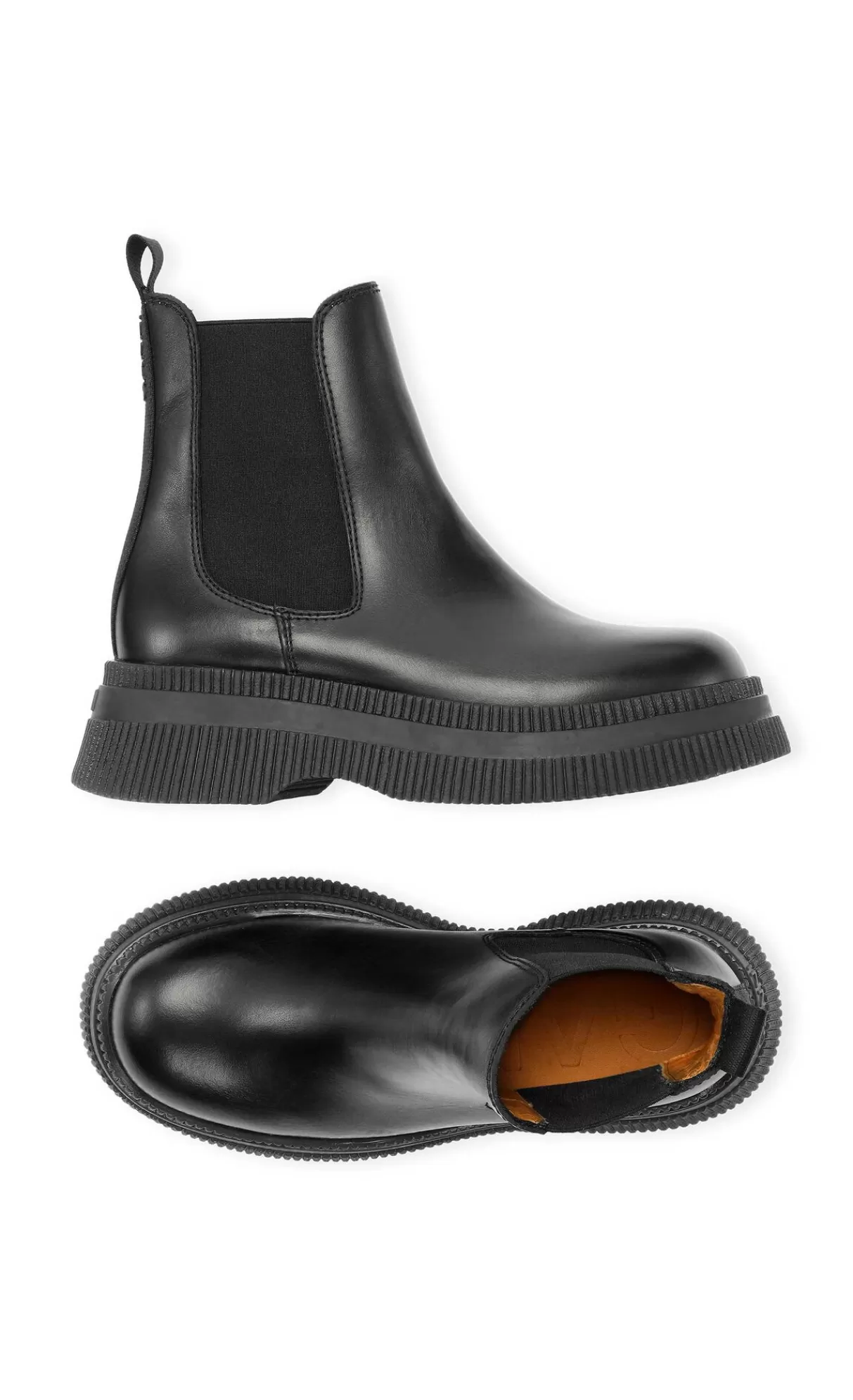 GANNI Stiefel<Creepers Chelsea Boots Black