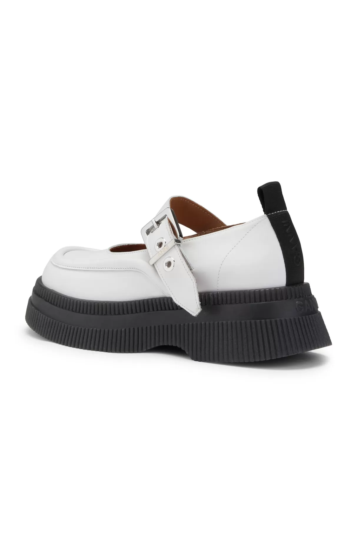 GANNI Flache Schuhe<Creepers-Mary-Jane Egret