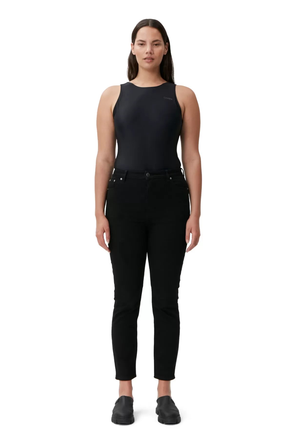 GANNI Hosen<Cutye Jeans Black/Black