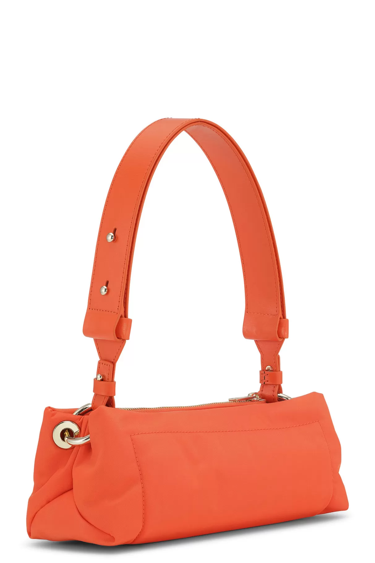 GANNI Schultertaschen<Gepolsterte Baguette-Tasche Orangeade