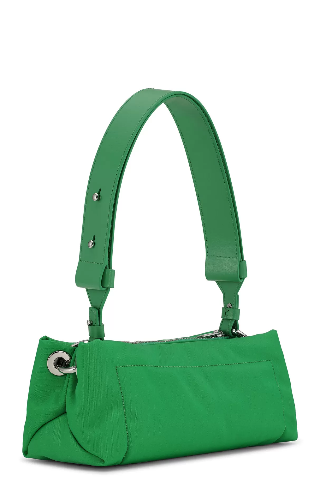 GANNI Schultertaschen<Gepolsterte Baguette-Tasche Kelly Green