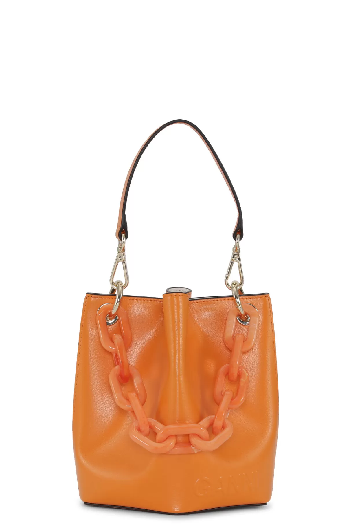 GANNI Handtasche<Kleine Diamond-Bucket-Bag Vibrant Orange