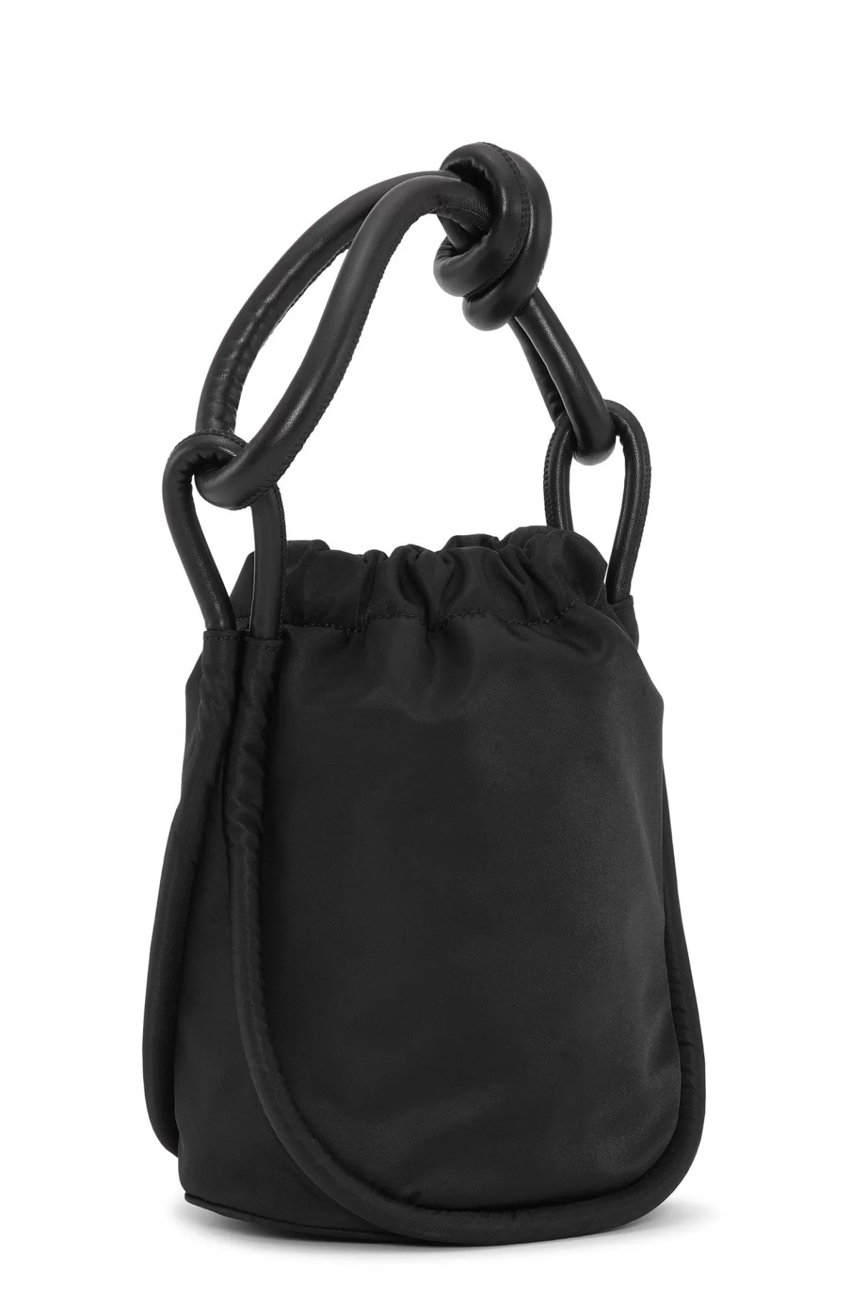 GANNI Handtasche<Kleine Schwarze Geknotete Bucket-Bag Black