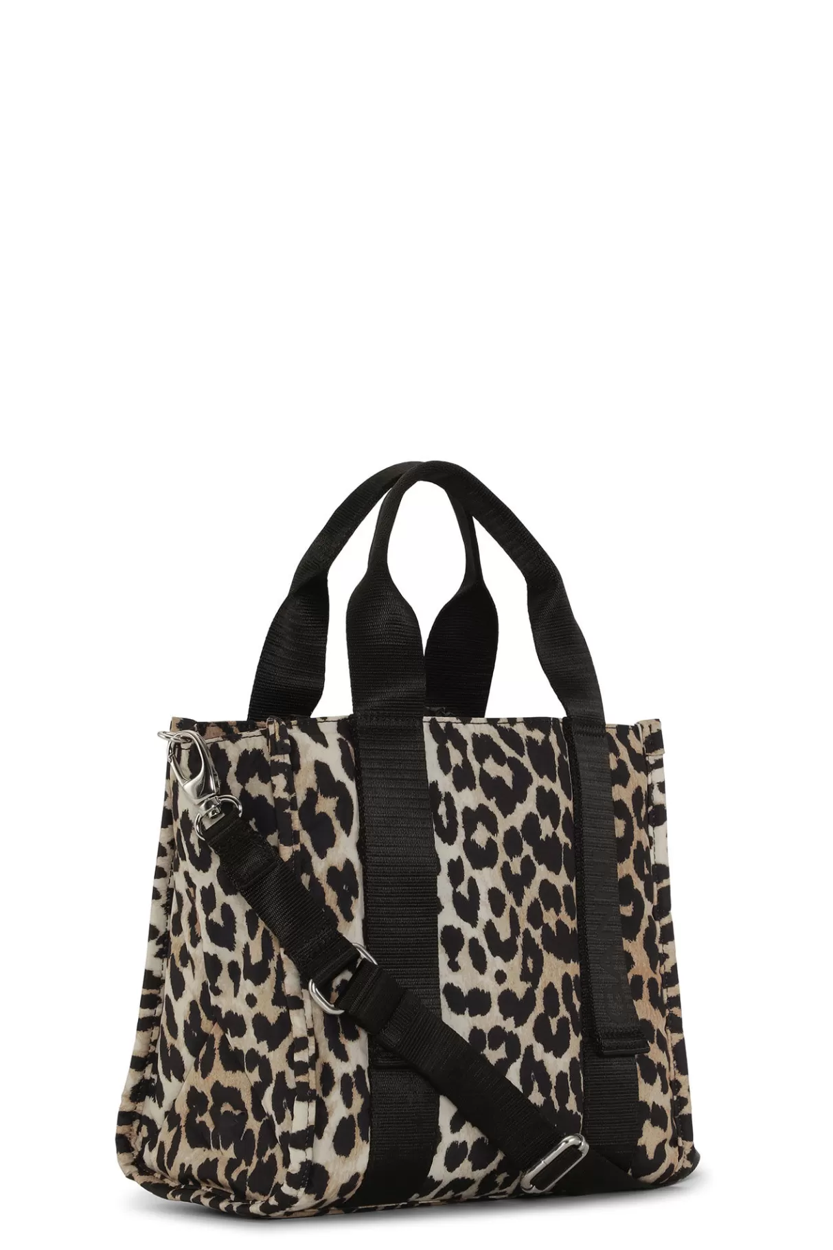 GANNI Handtasche<Kleineen-Tragetasche Aus Tech-Gewebe Leopard