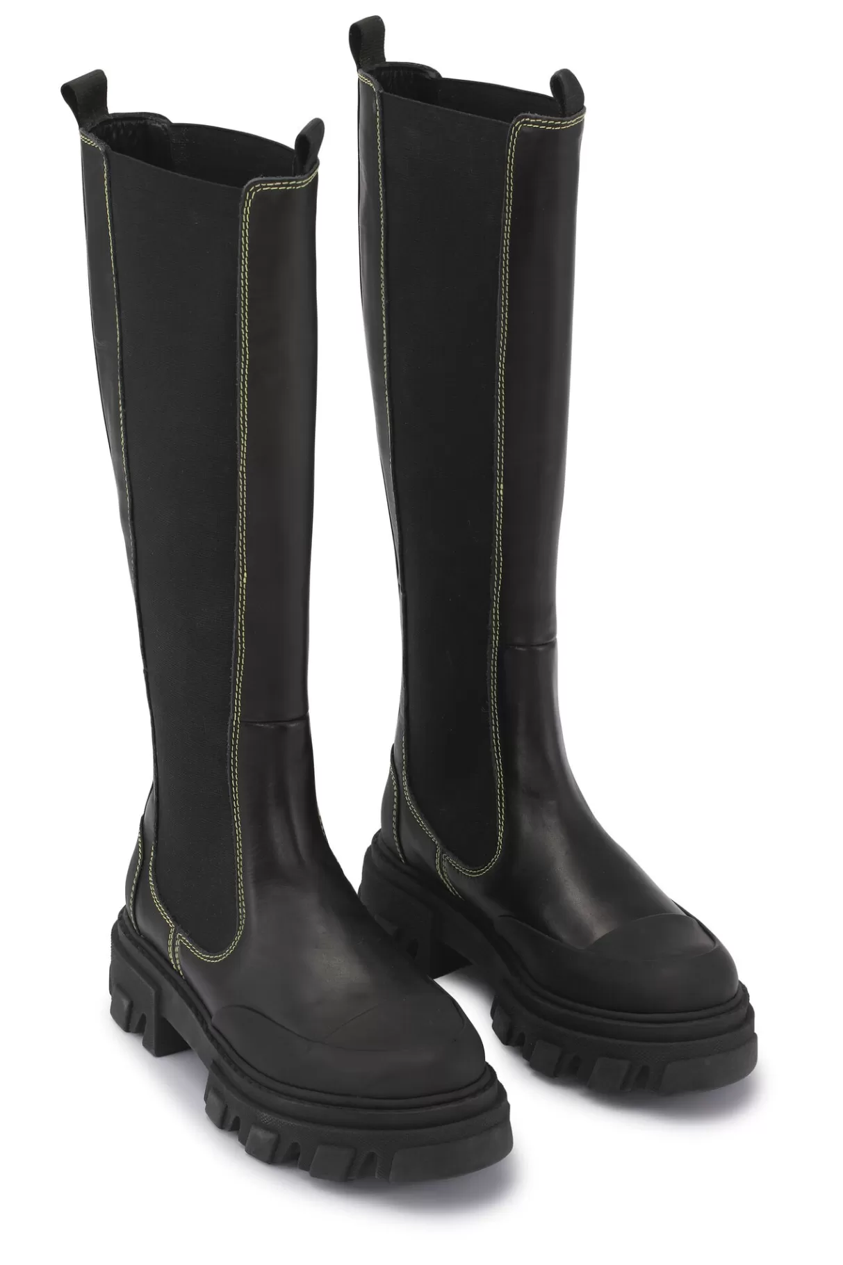 GANNI Stiefel<Kniehohe Chelsea Boots Black