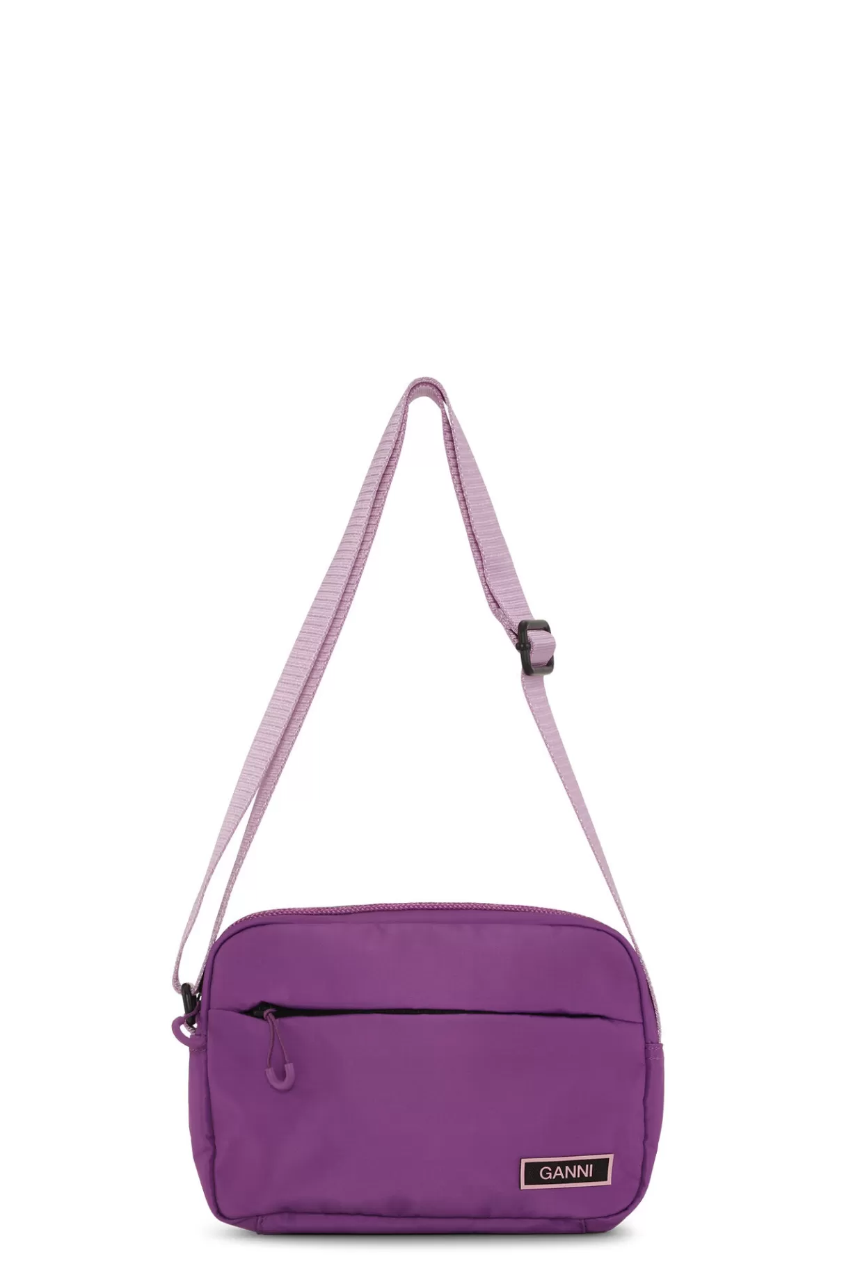 GANNI Umhangetasche<Lila Festival-Tasche Aus Tech-Gewebe Purple Wine