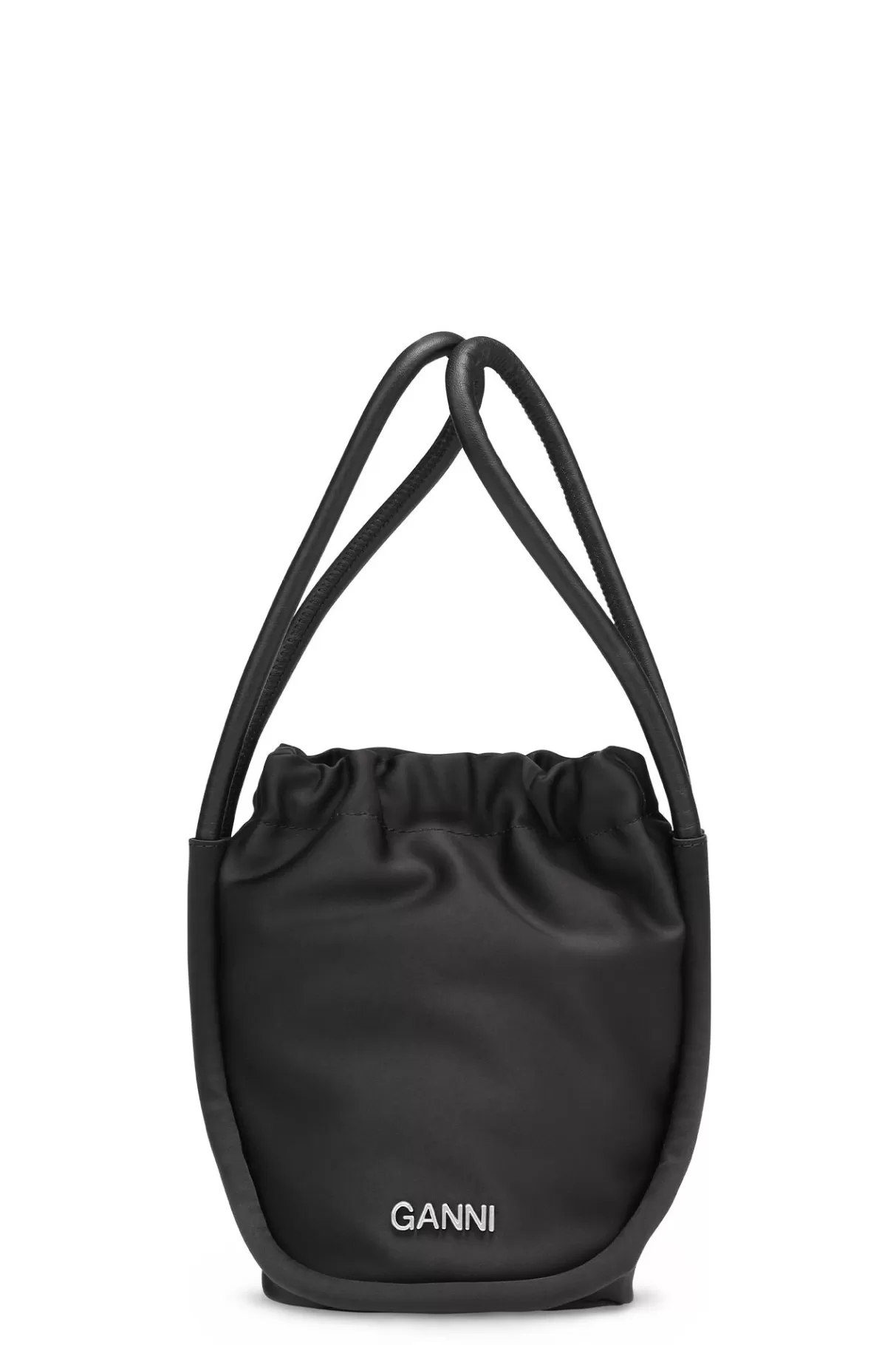 GANNI Schultertaschen<Mini-Knot-Tasche Black