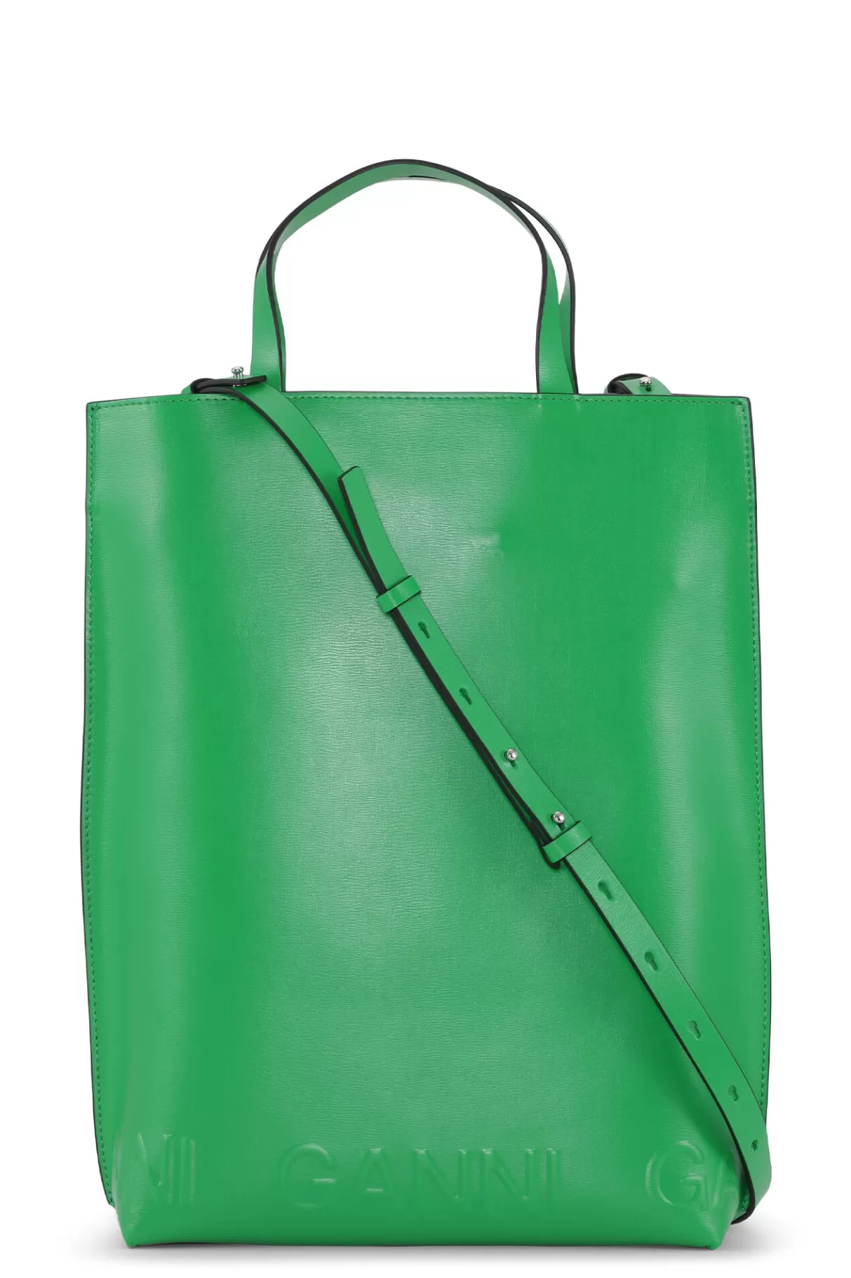 GANNI Handtasche<Mittelgrose Banner-Tragetasche Mit Riemen Kelly Green