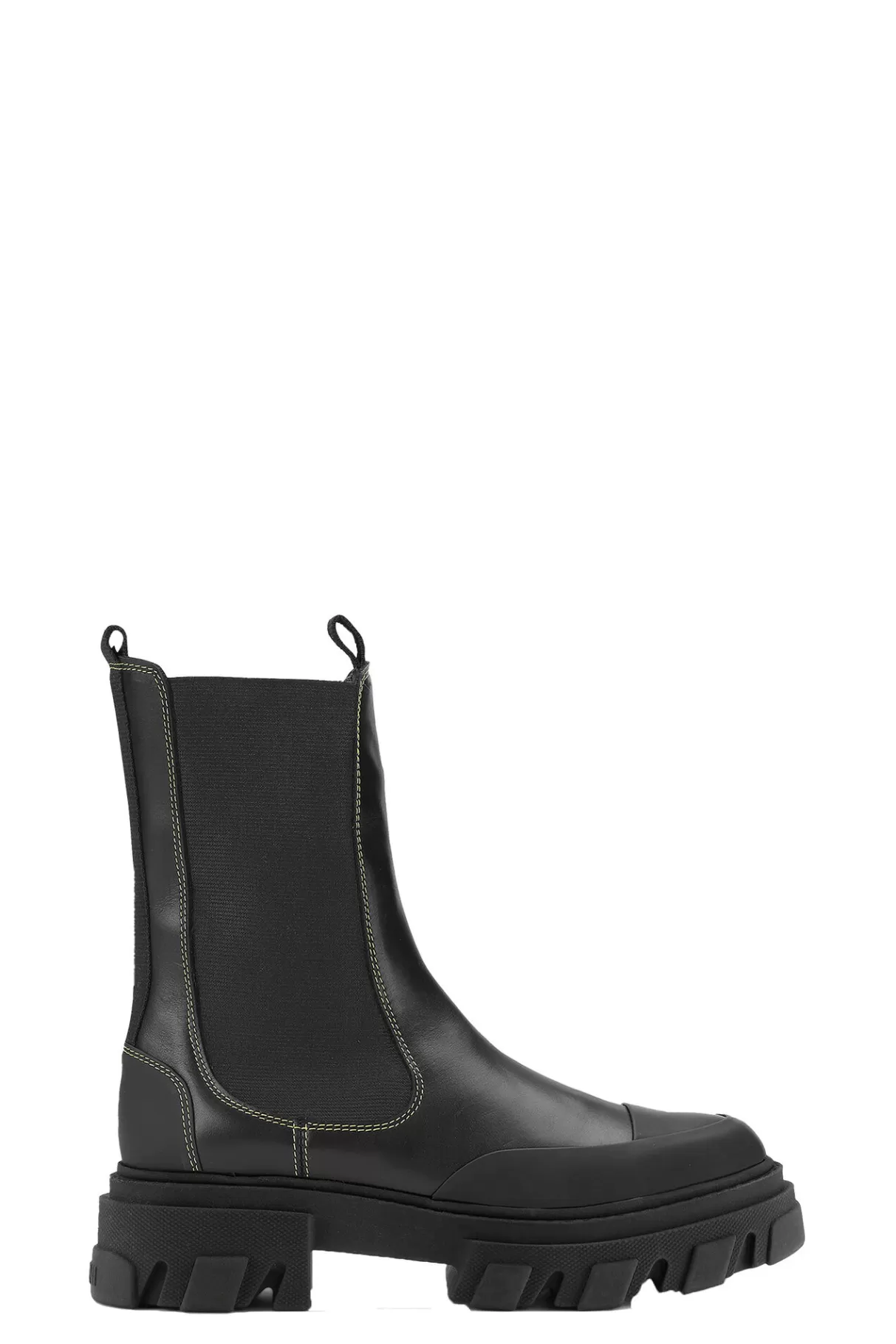 GANNI Stiefel<Mittelhohe Chelsea-Stiefel Black