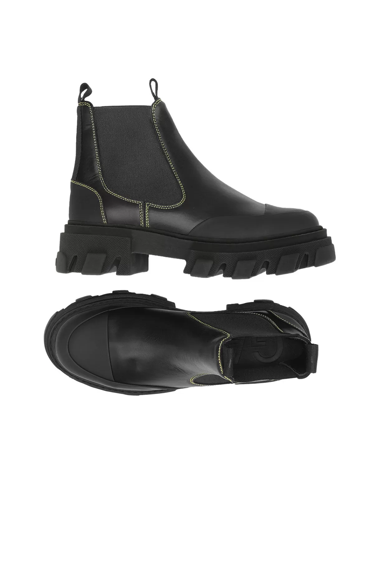 GANNI Stiefel<Niedrige Chelsea Boots Black