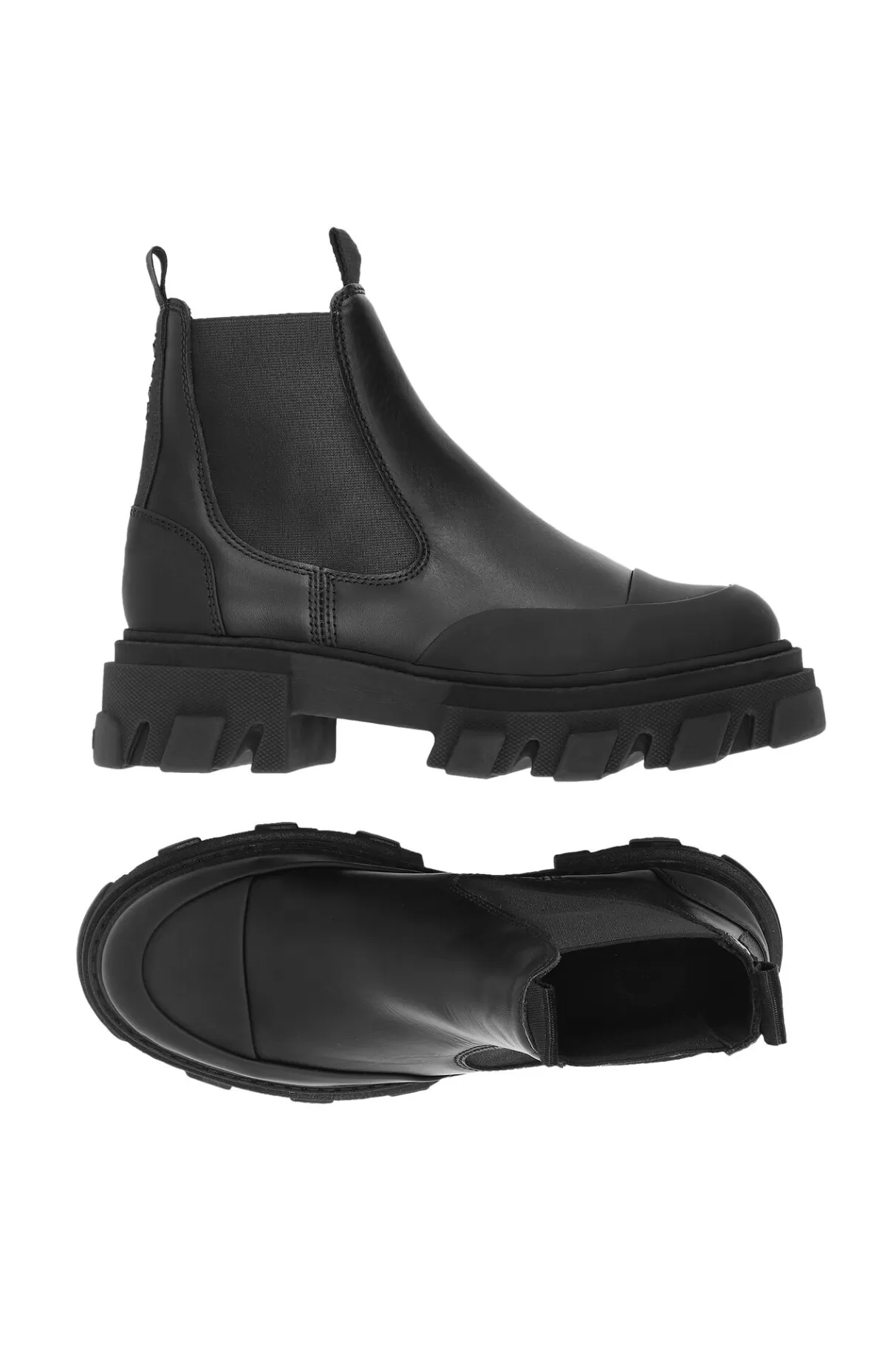 GANNI Stiefel<Niedrige Chelsea Boots Black