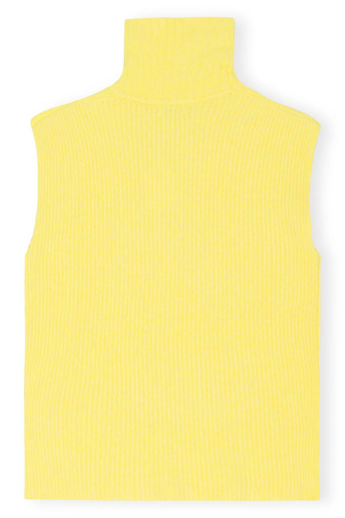 GANNI Strickwaren<Oversized Zipper Vest Golden Kiwi