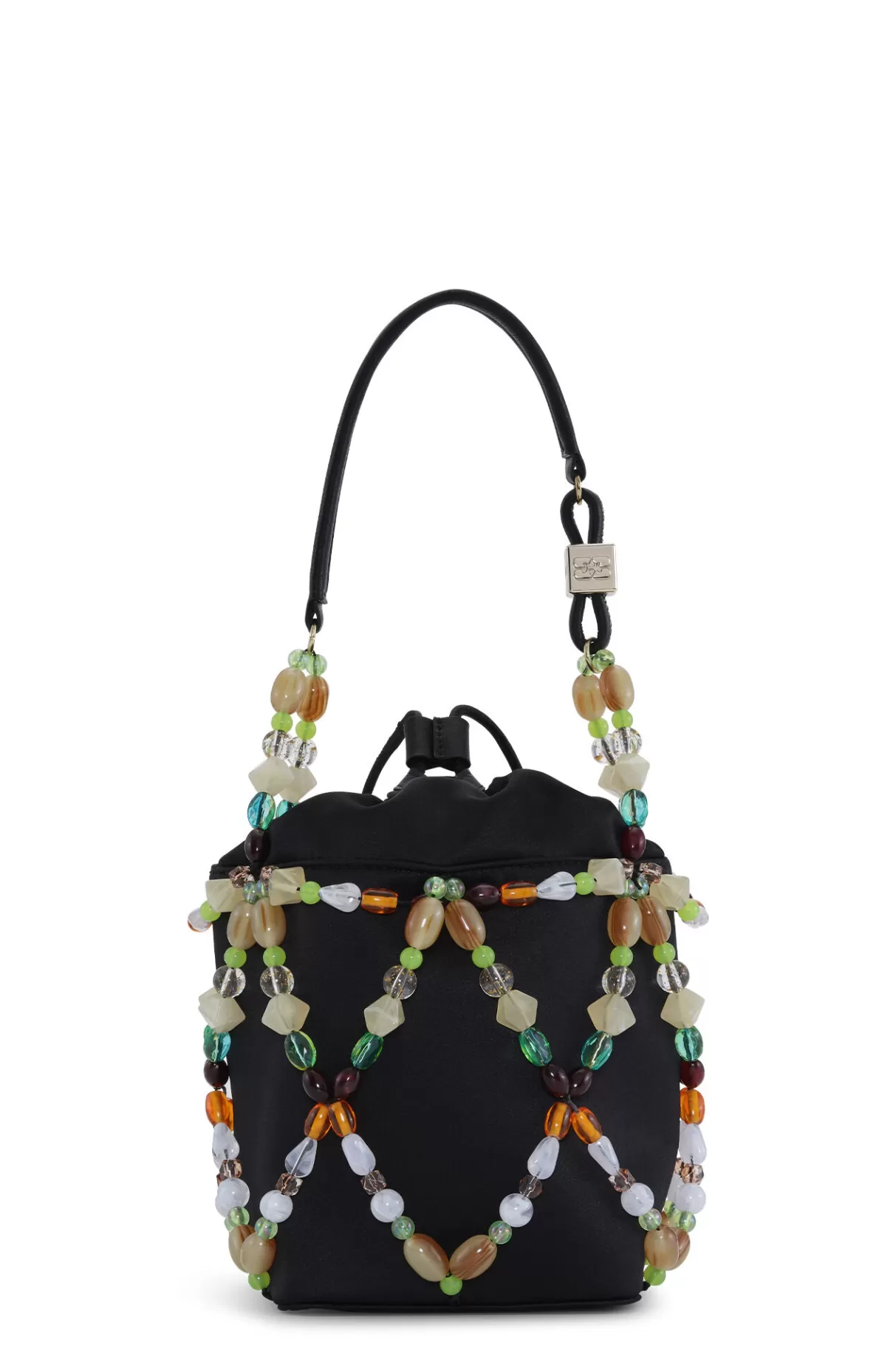 GANNI Handtasche<Perlen-Bucket-Bag Black