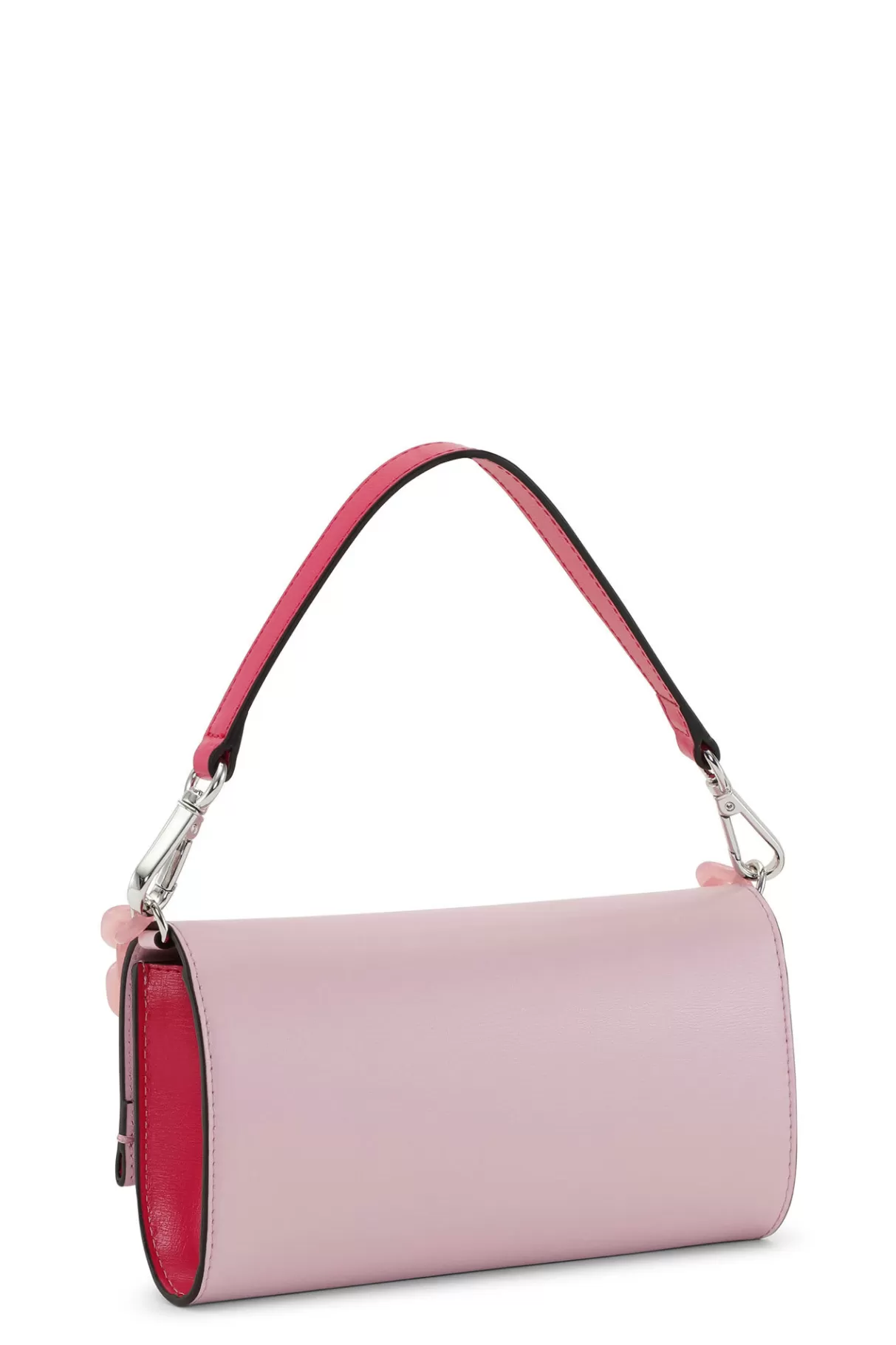 GANNI Handtasche<Pinkes Banner-Envelope-Portemonnaie Mit Kette Pink Nectar