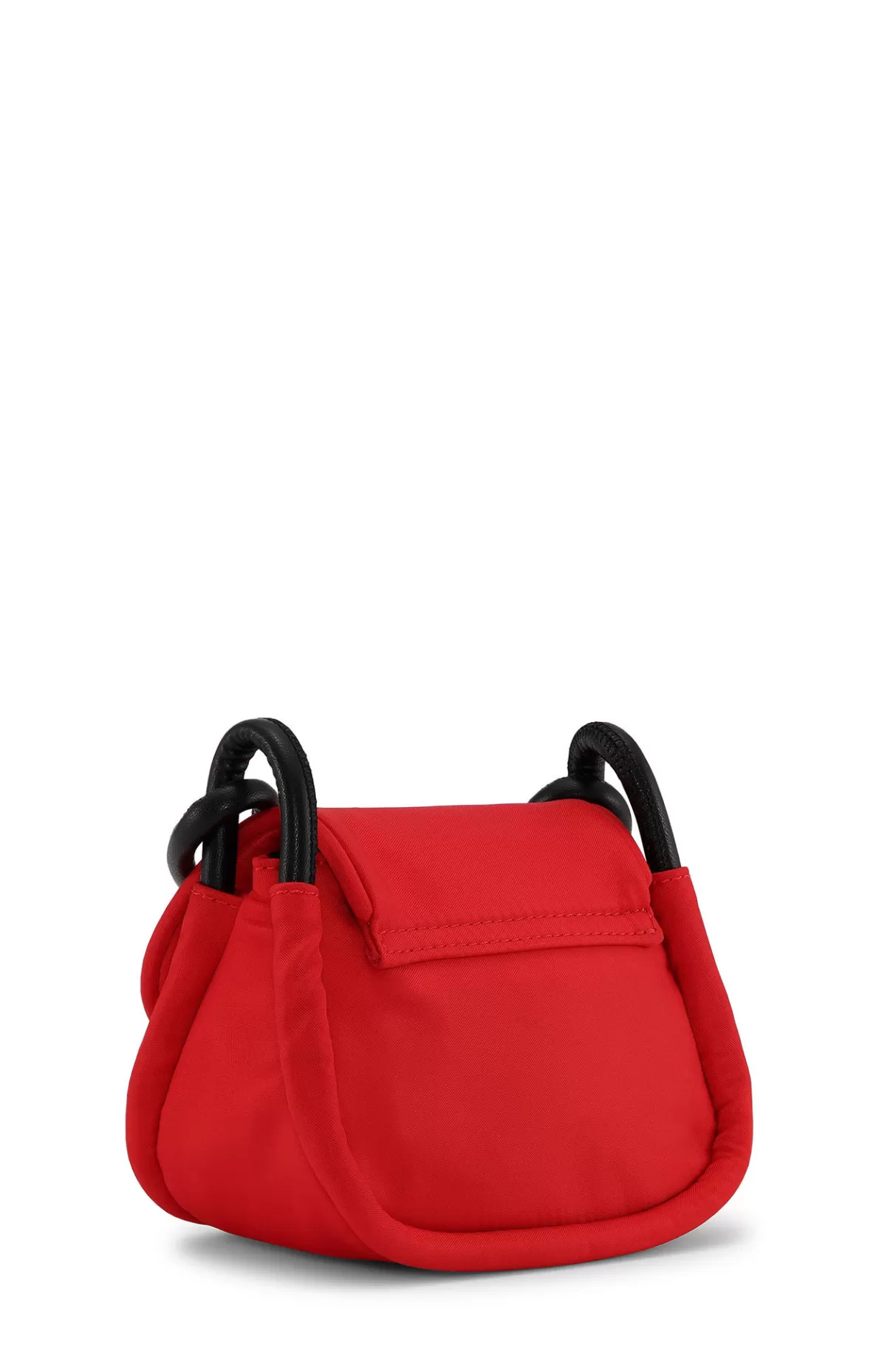 GANNI Handtasche<Rote Umklappbare Tasche Mit Knoten Fiery Red