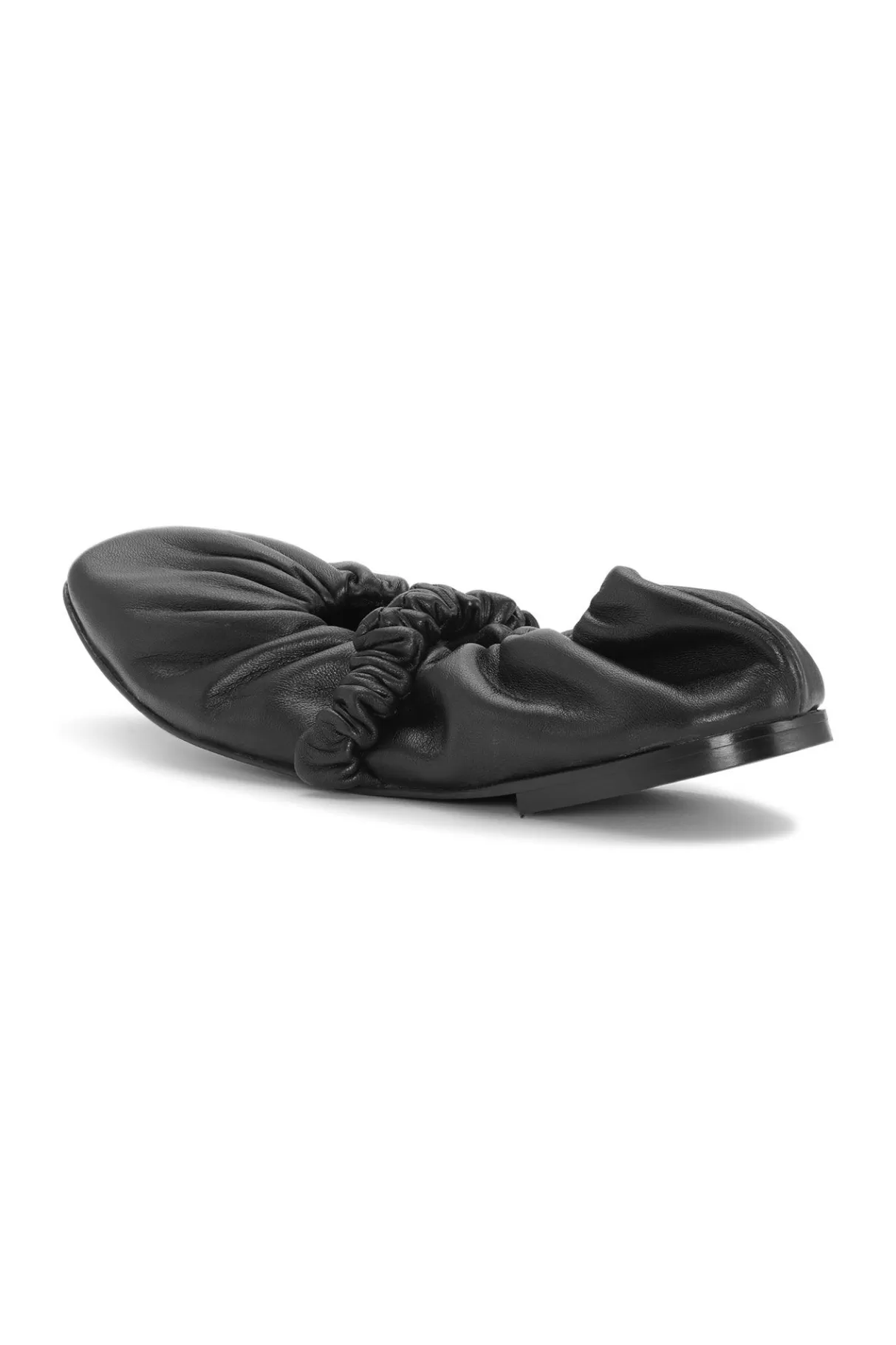 GANNI Flache Schuhe<Scrunchie-Ballerinas Black