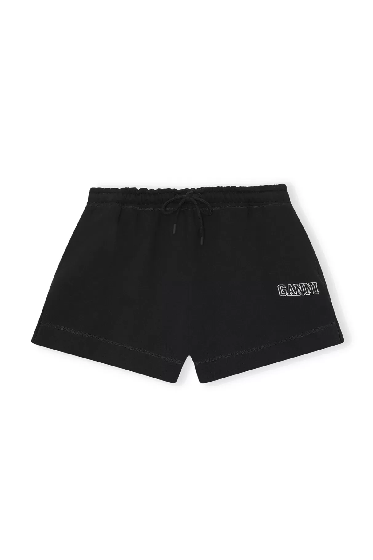 GANNI Shorts<Shorts Mit Kordelzug Black