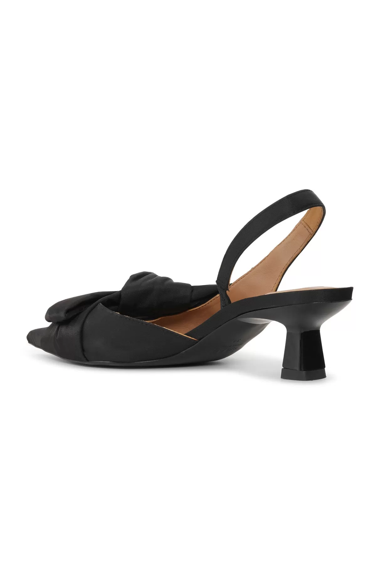 GANNI Absatzschuhe<Slingback-Pumps Mit Weicher Schleife Black