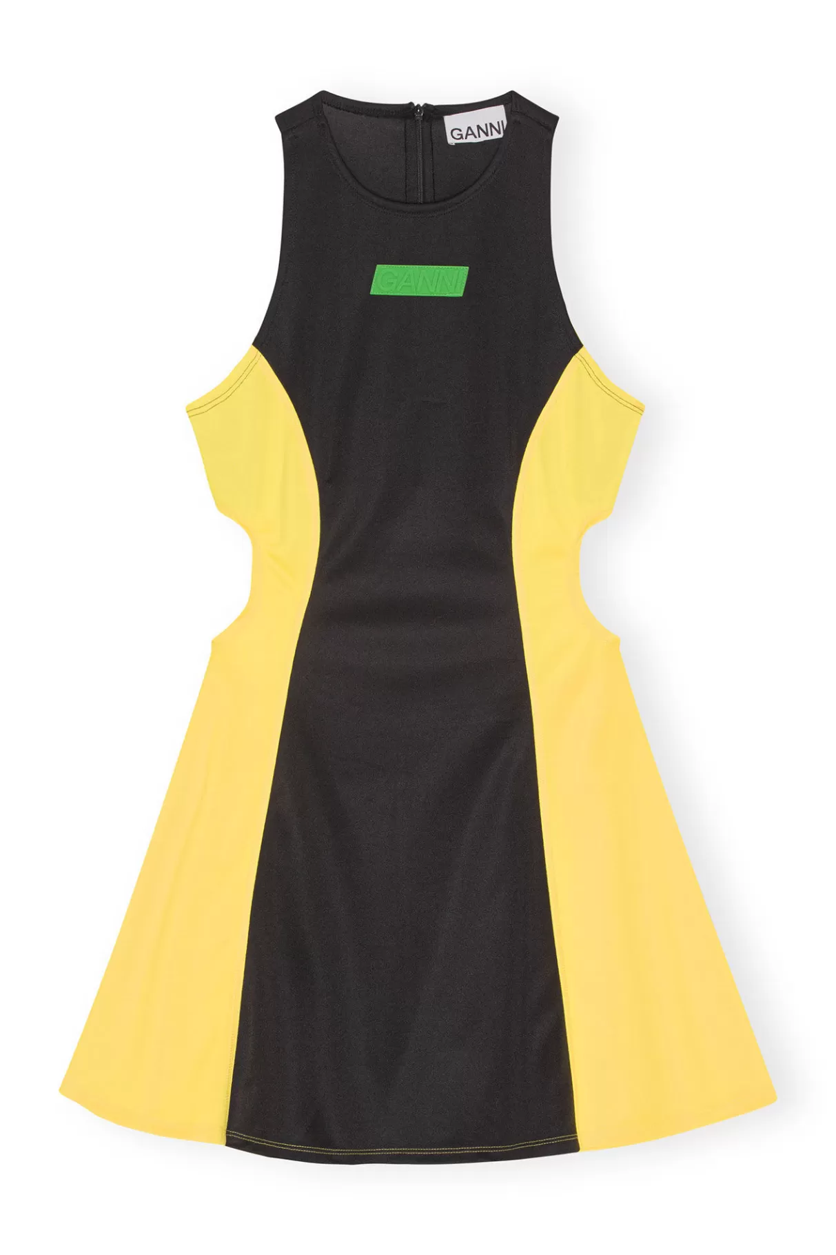 GANNI Kleider<Sporty Jersey Tennis Dress Black