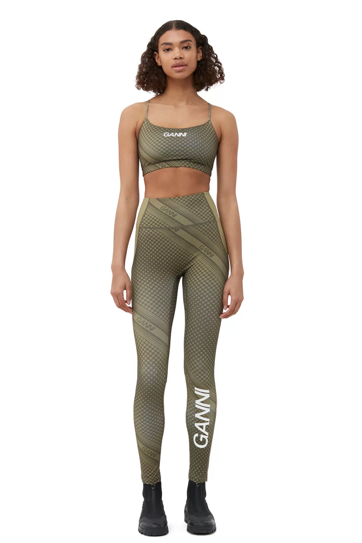 GANNI Hosen<Ultra-High-Waist-Sportleggings Kalamata