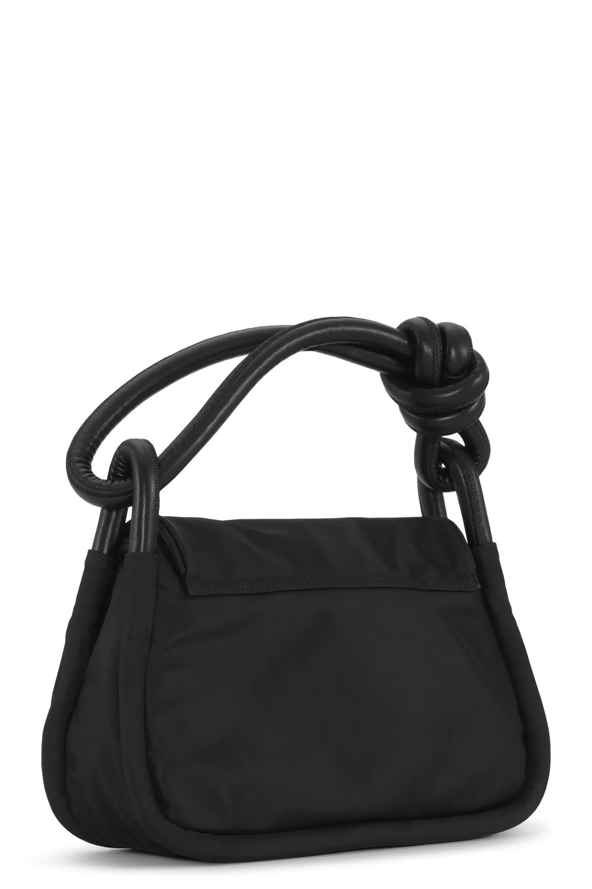 GANNI Handtasche<Umklappbare Tasche Mit Knoten Black