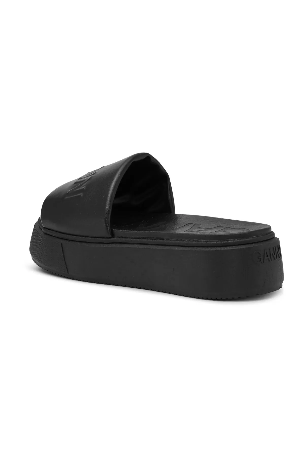 GANNI Flache Schuhe<Vegea™ Slide-Sandalen Black